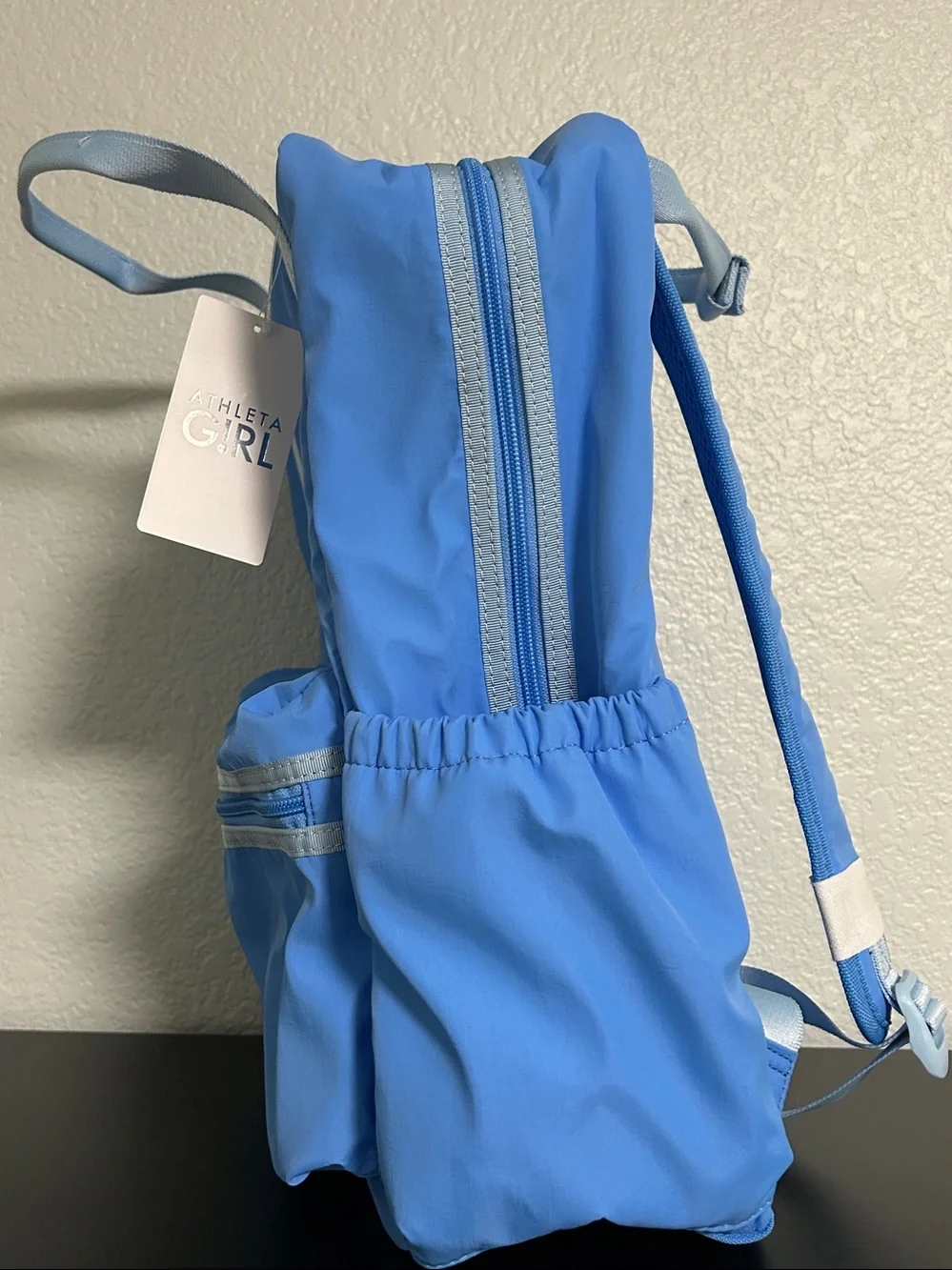Athleta Girl Always Backpack Sky Blue white Backpack New School Backpack Travel - Picture 5 of 13
